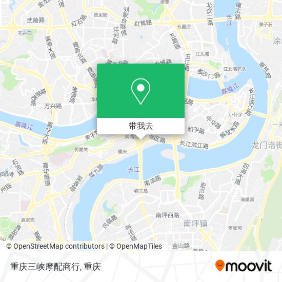 重庆三峡摩配商行地图