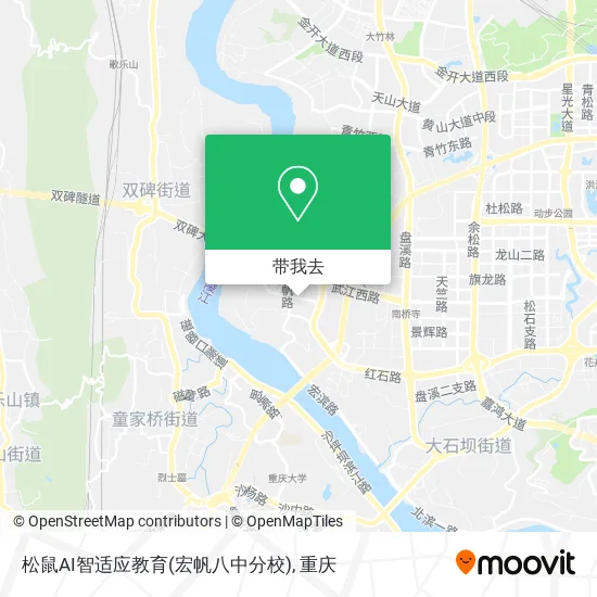 松鼠AI智适应教育(宏帆八中分校)地图