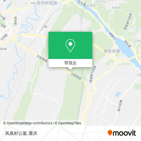 凤凰村公墓地图