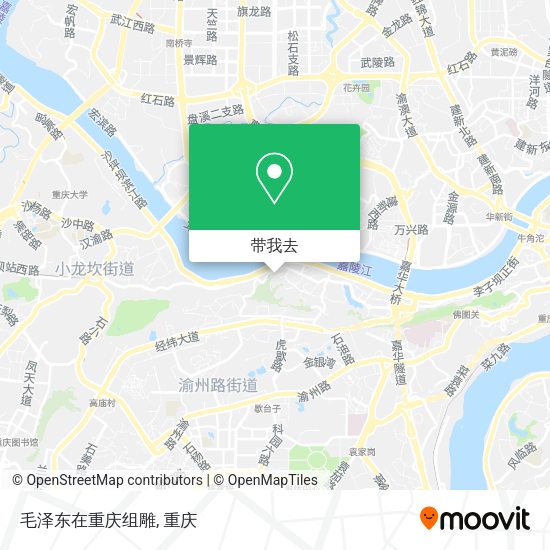 毛泽东在重庆组雕地图