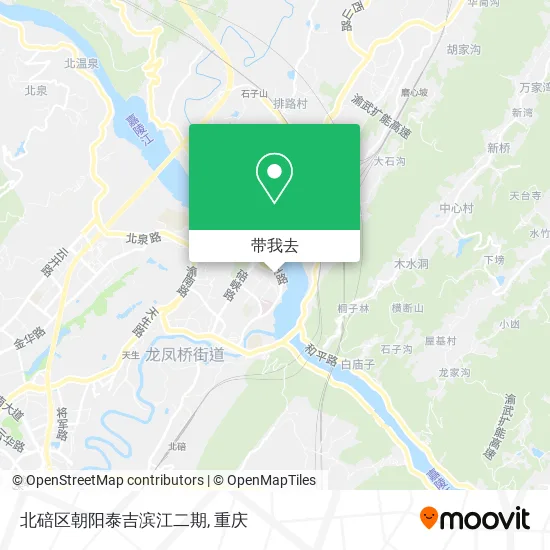 北碚区朝阳泰吉滨江二期地图