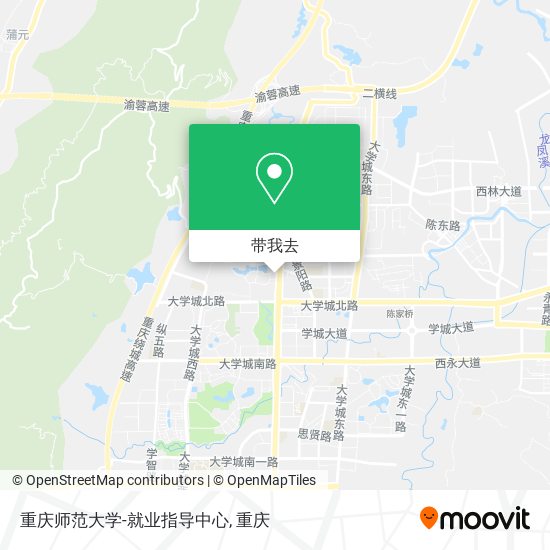 重庆师范大学-就业指导中心地图