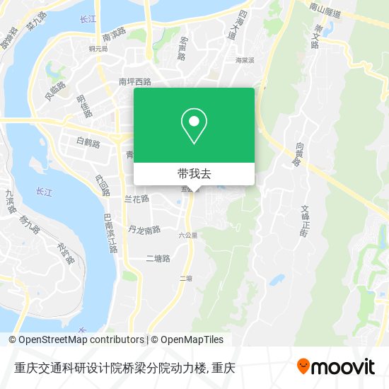 重庆交通科研设计院桥梁分院动力楼地图