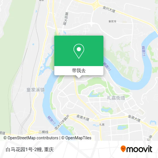 白马花园1号-2幢地图