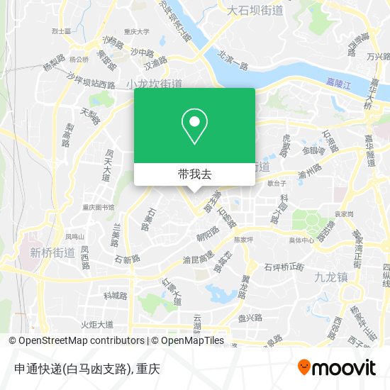 申通快递(白马凼支路)地图