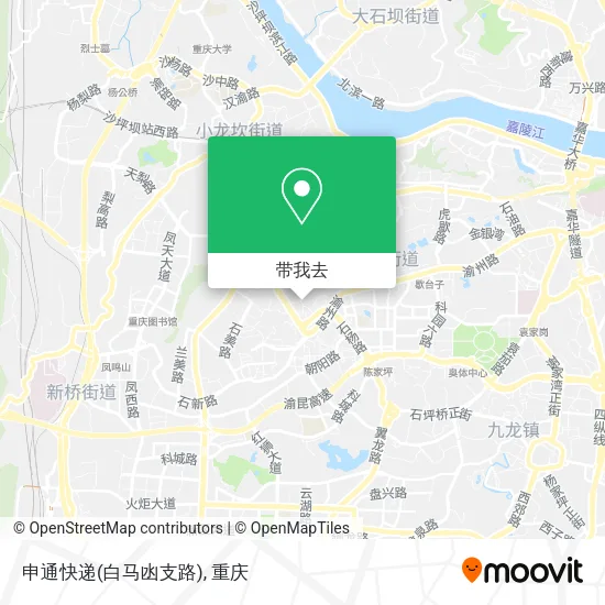 申通快递(白马凼支路)地图