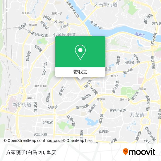 方家院子(白马凼)地图