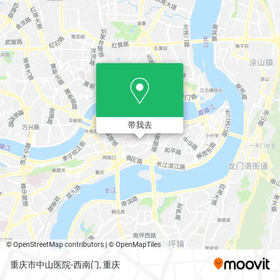 重庆市中山医院-西南门地图