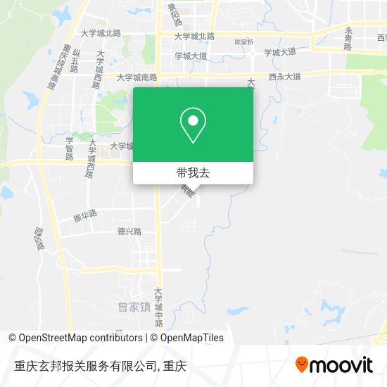 重庆玄邦报关服务有限公司地图