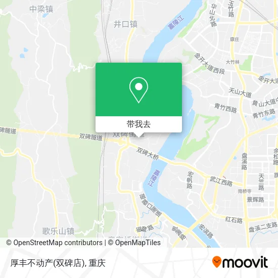 厚丰不动产(双碑店)地图