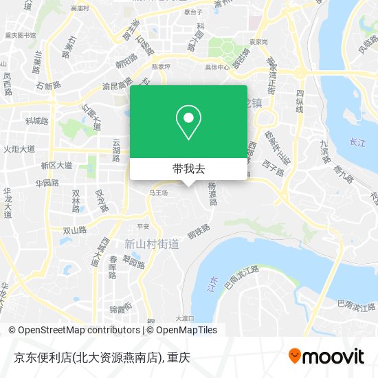 京东便利店(北大资源燕南店)地图