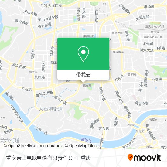 重庆泰山电线电缆有限责任公司地图