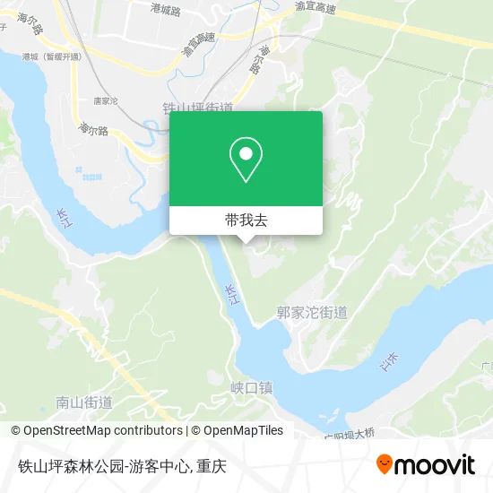 铁山坪森林公园-游客中心地图