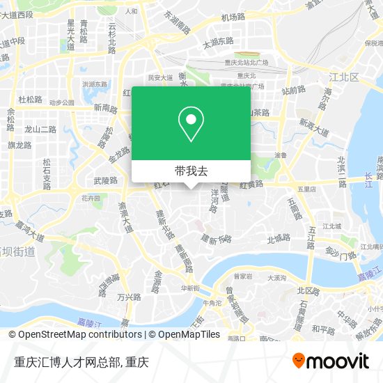 重庆汇博人才网总部地图