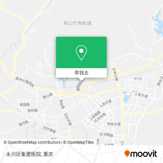 永川区集爱医院地图