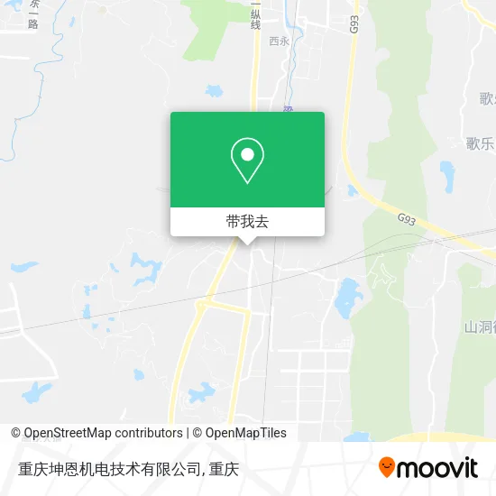 重庆坤恩机电技术有限公司地图