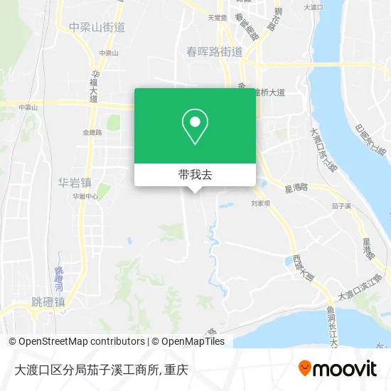 大渡口区分局茄子溪工商所地图