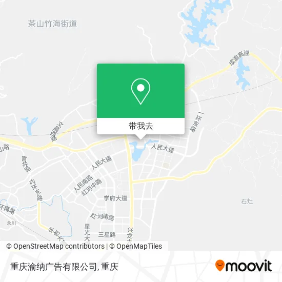 重庆渝纳广告有限公司地图