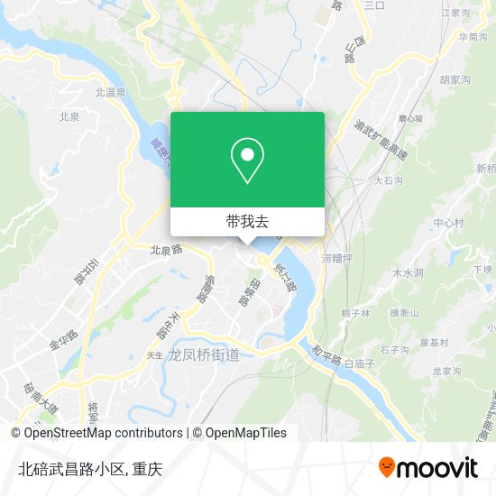 北碚武昌路小区地图