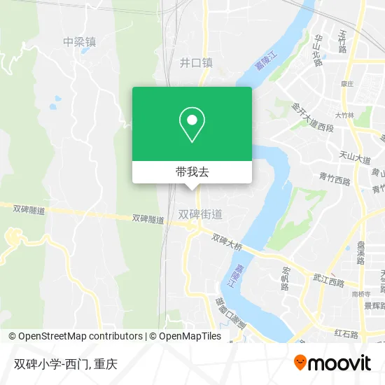 双碑小学-西门地图