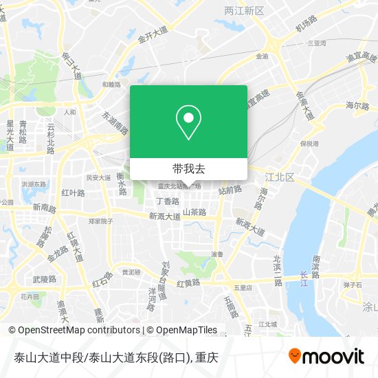 泰山大道中段/泰山大道东段(路口)地图