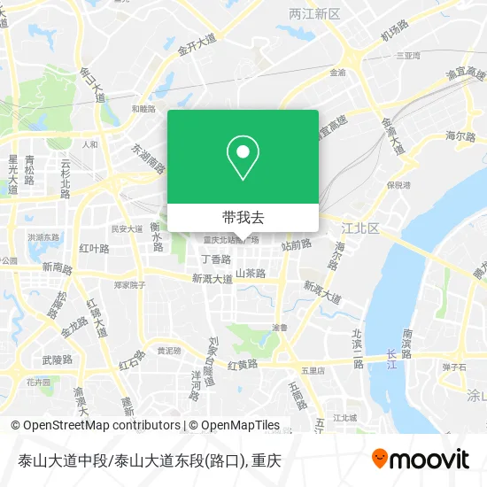 泰山大道中段/泰山大道东段(路口)地图