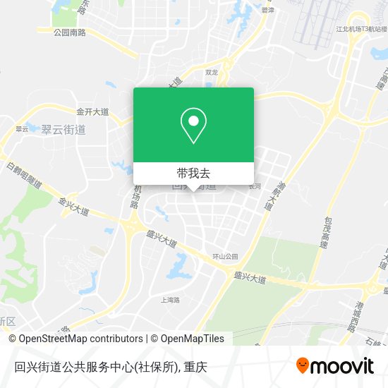 回兴街道公共服务中心(社保所)地图