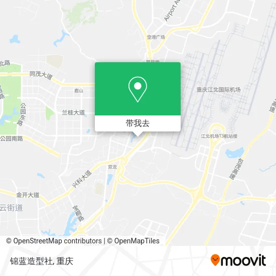 锦蓝造型社地图