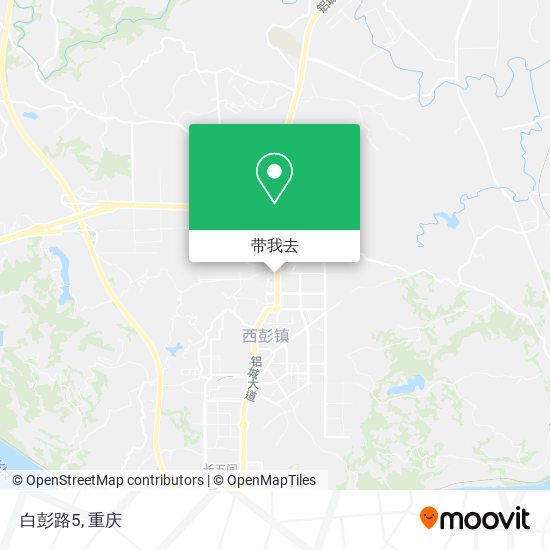 白彭路5地图