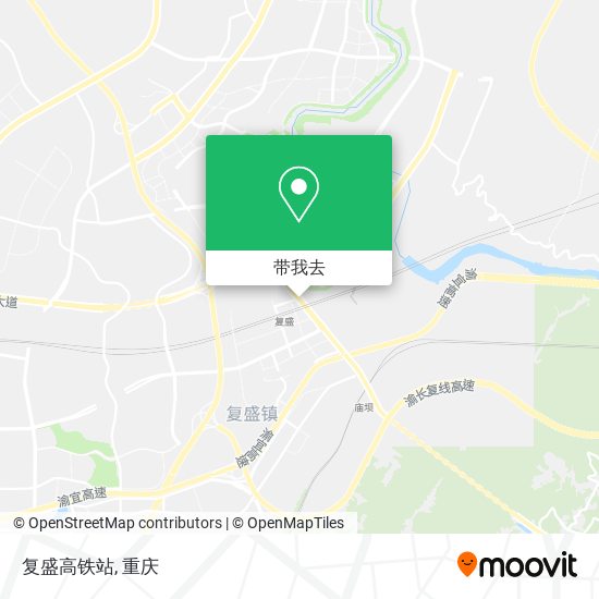 复盛高铁站地图