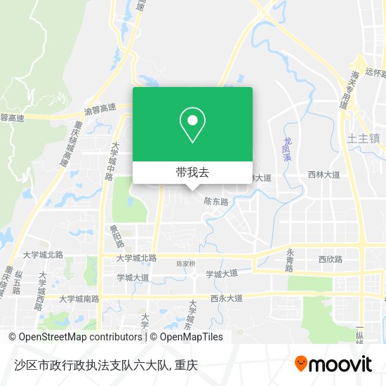 沙区市政行政执法支队六大队地图