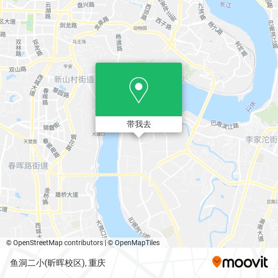 鱼洞二小(昕晖校区)地图