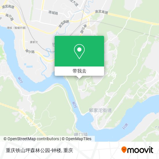 重庆铁山坪森林公园-钟楼地图