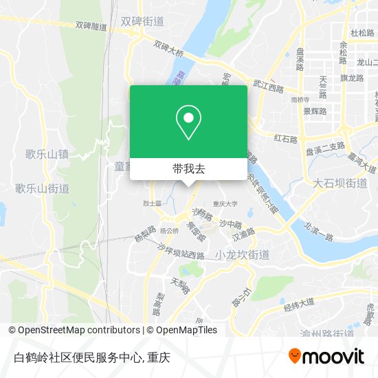 白鹤岭社区便民服务中心地图