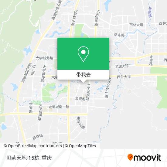 贝蒙天地-15栋地图