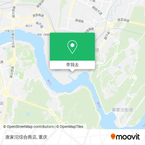唐家沱综合商店地图