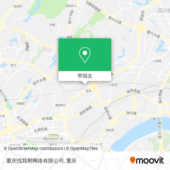 重庆找我帮网络有限公司地图
