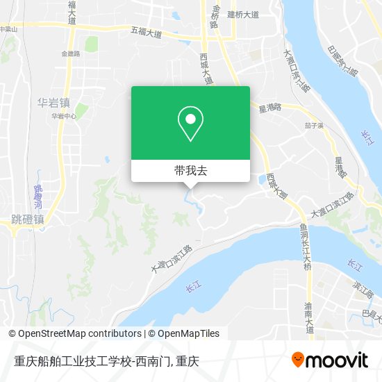 重庆船舶工业技工学校-西南门地图