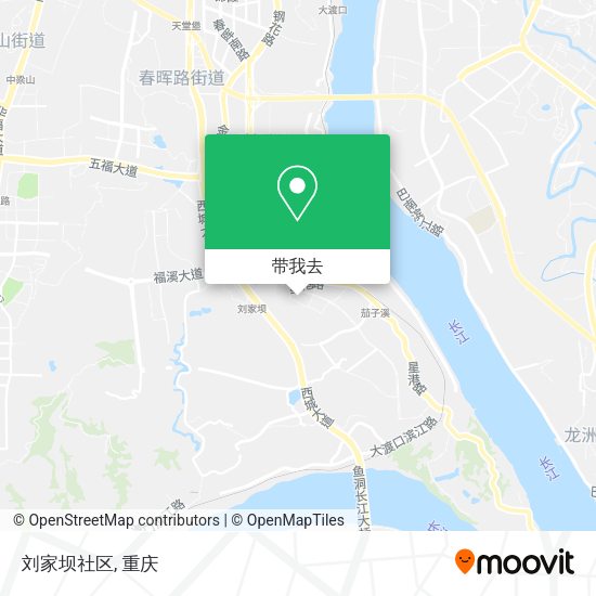刘家坝社区地图