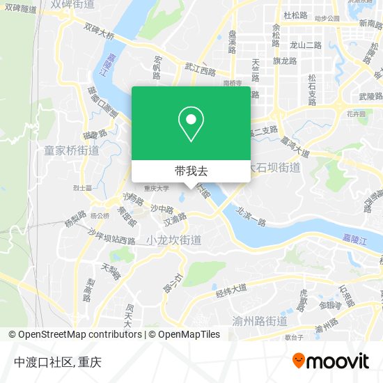 中渡口社区地图
