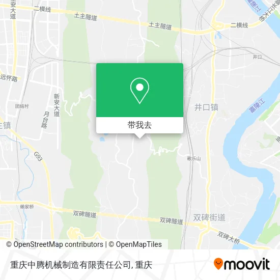 重庆中腾机械制造有限责任公司地图