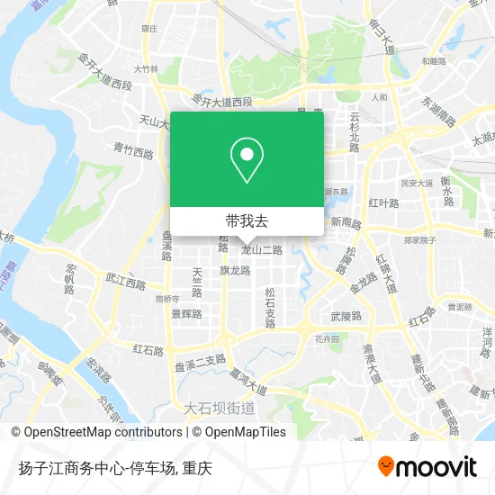 扬子江商务中心-停车场地图