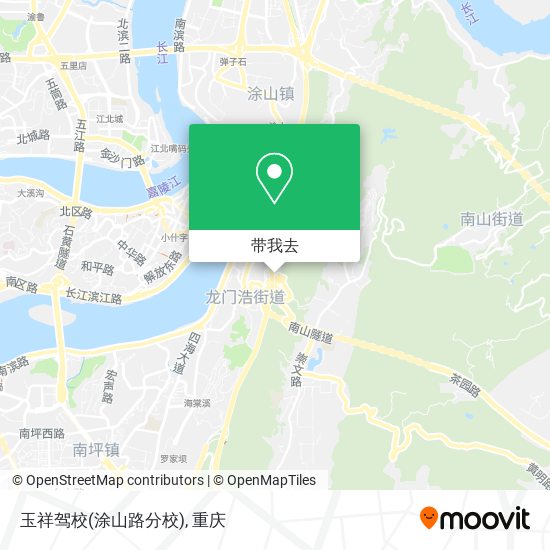 玉祥驾校(涂山路分校)地图