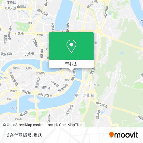 博奈丝羽绒服地图
