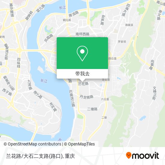 兰花路/大石二支路(路口)地图