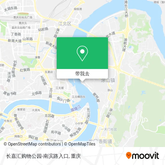 长嘉汇购物公园-南滨路入口地图