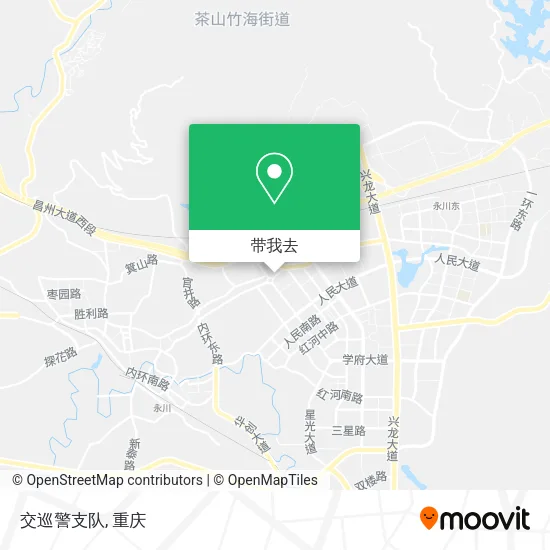 交巡警支队地图