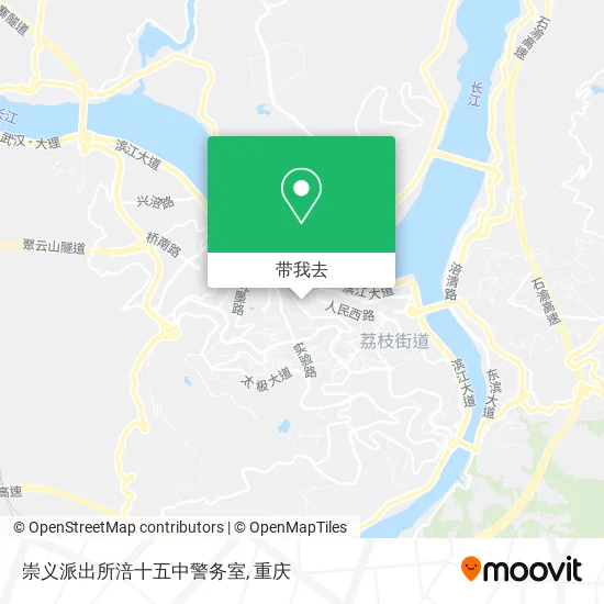 崇义派出所涪十五中警务室地图