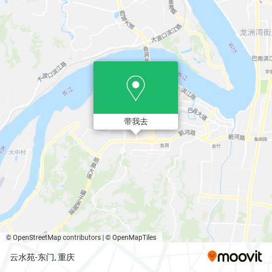 云水苑-东门地图