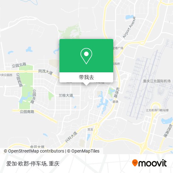 爱加·欧郡-停车场地图
